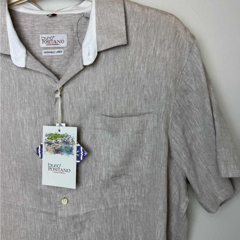 Bruno Positano Men’s Linen Shirt